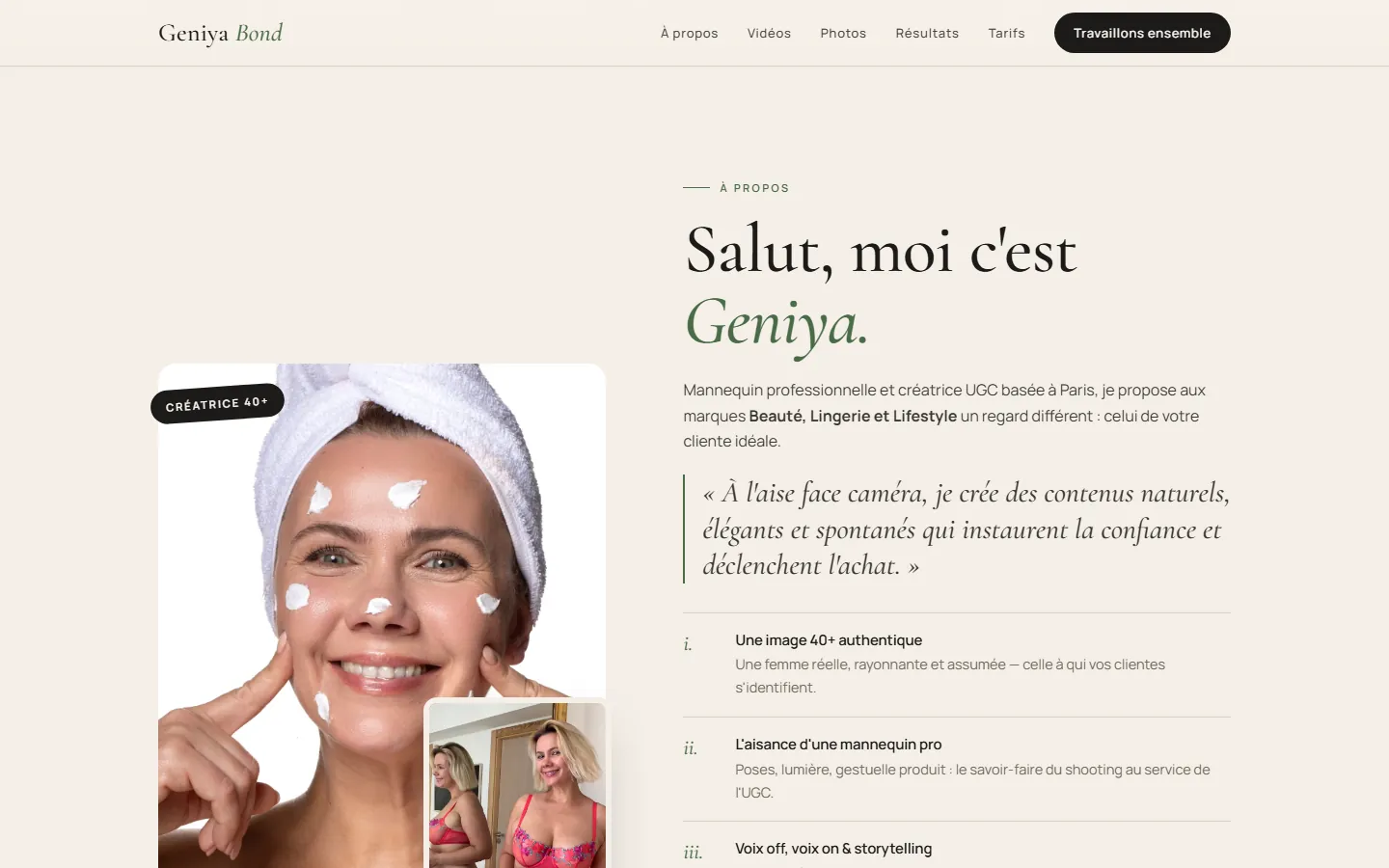 Présentation de Geniya