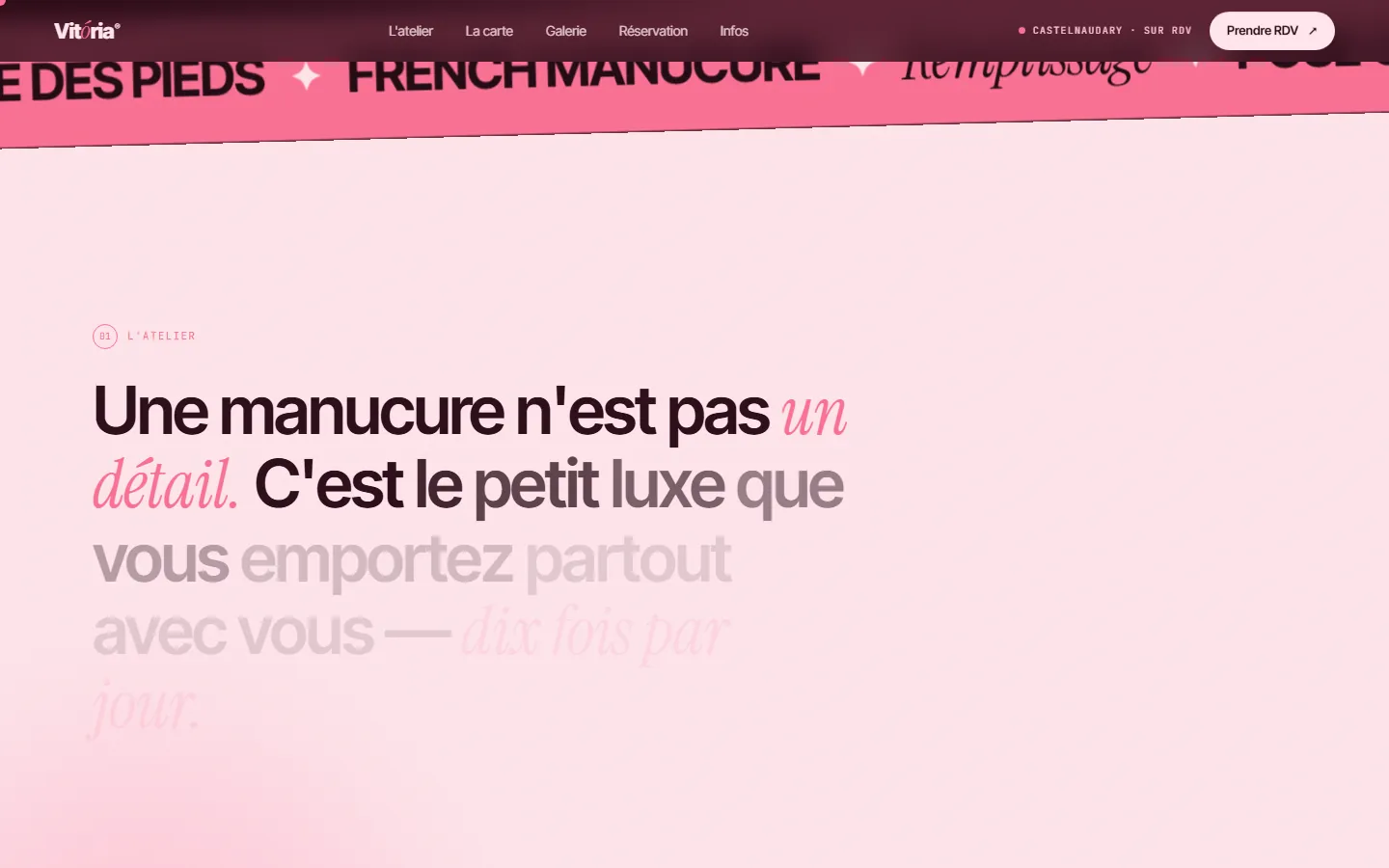 Présentation de l'onglerie